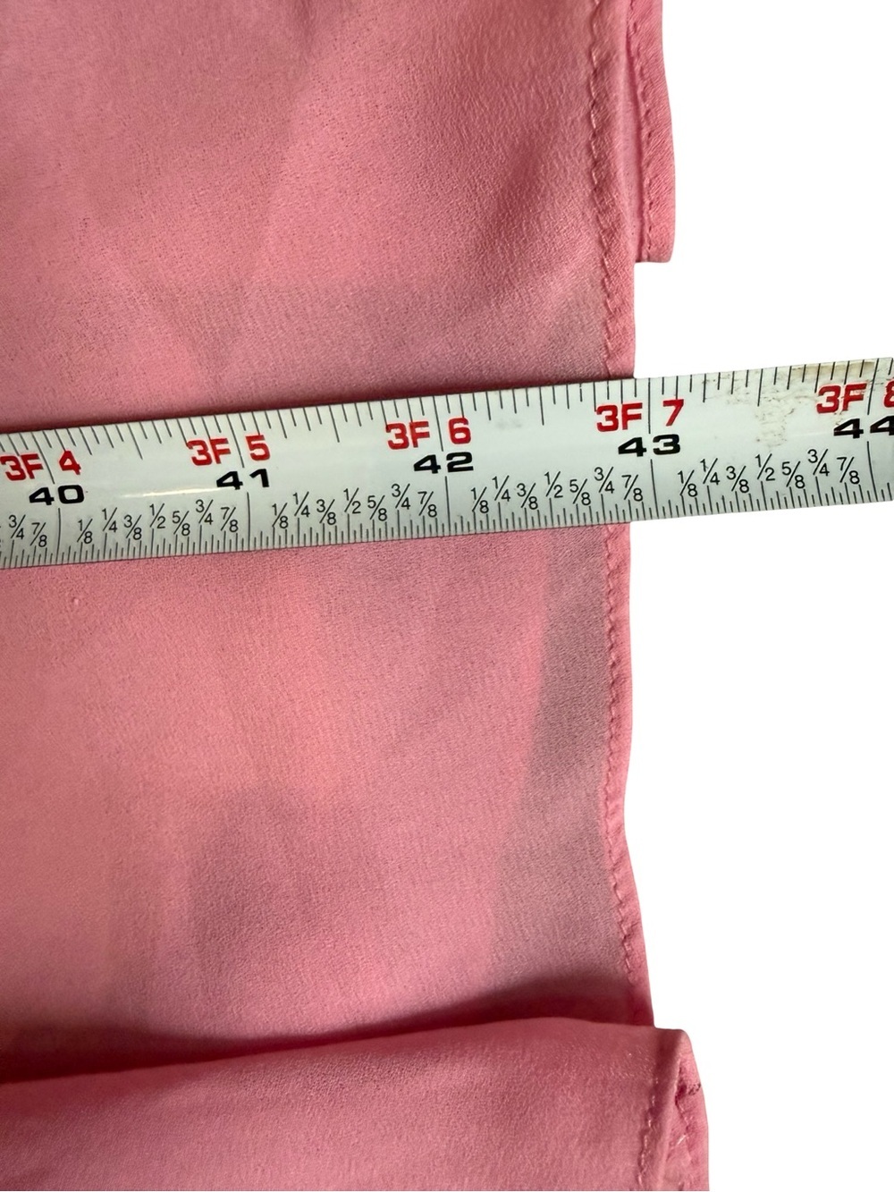 Blush Pink Midi Dress with 3/4 Sleeves Size M Boho Cottagecore Feminine - Picture 7 of 11